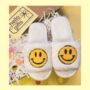 Happy Face Slippers White, thumbnail 5 of 7