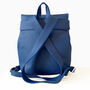 Royal Blue Leather Backpack, thumbnail 3 of 6