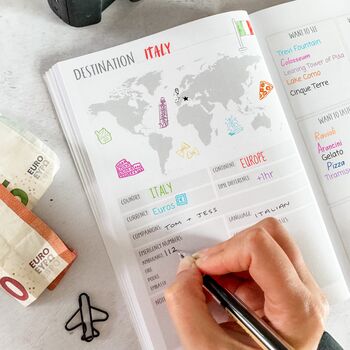 Personalised Travel Journal Book | Gift For Adventurers, 5 of 11