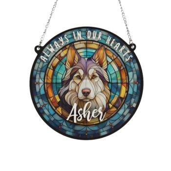 Husky Memorial Suncatcher, 2 of 6