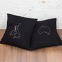 Two Personalised Map Cushions, thumbnail 4 of 6