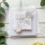 Handmade Personalised Wedding Card In White, thumbnail 6 of 6