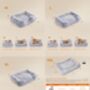 Dog Sofa Bed Washable Pet Cushion Bed, thumbnail 2 of 6