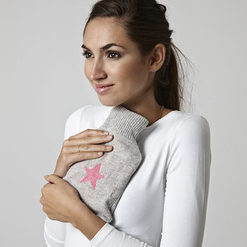 cashmere hot water bottle by cove | notonthehighstreet.com