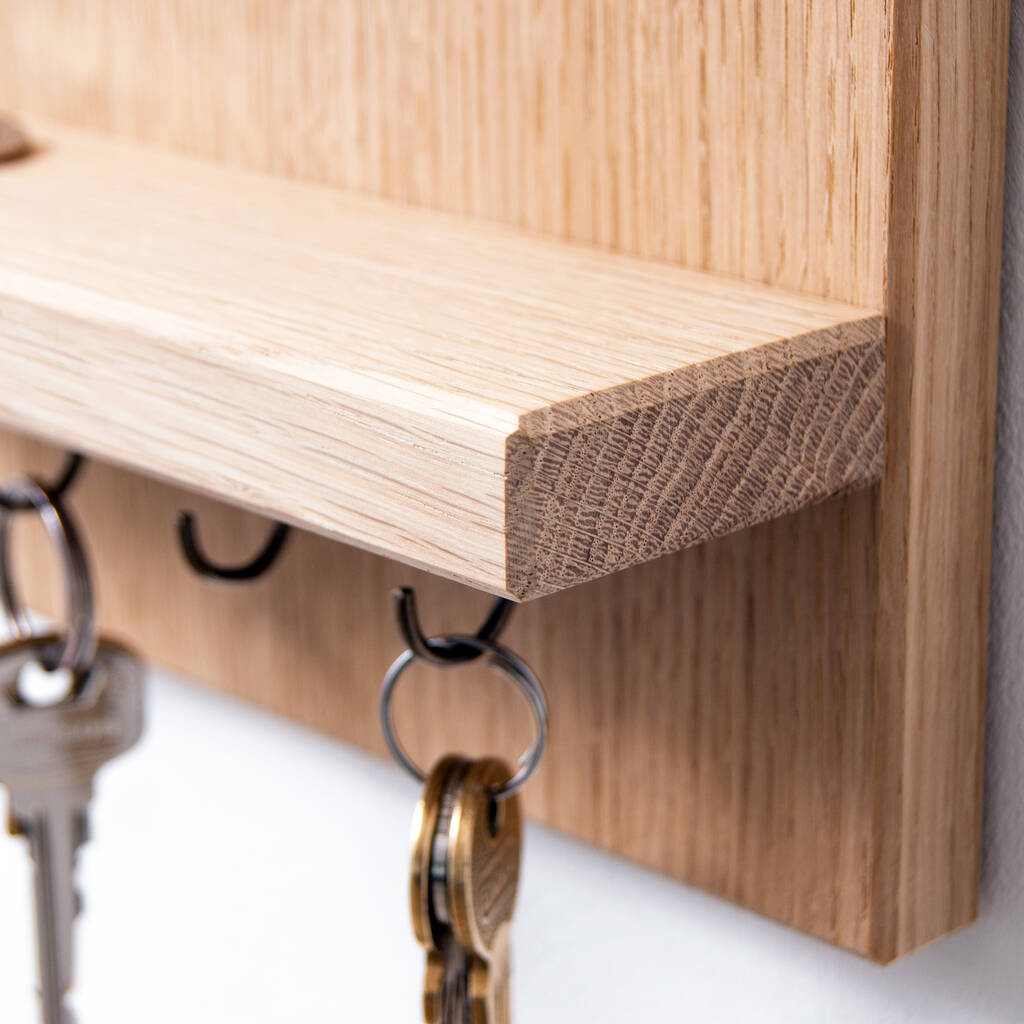 Personalised Oak Family Tree Key Holder By Urban Twist