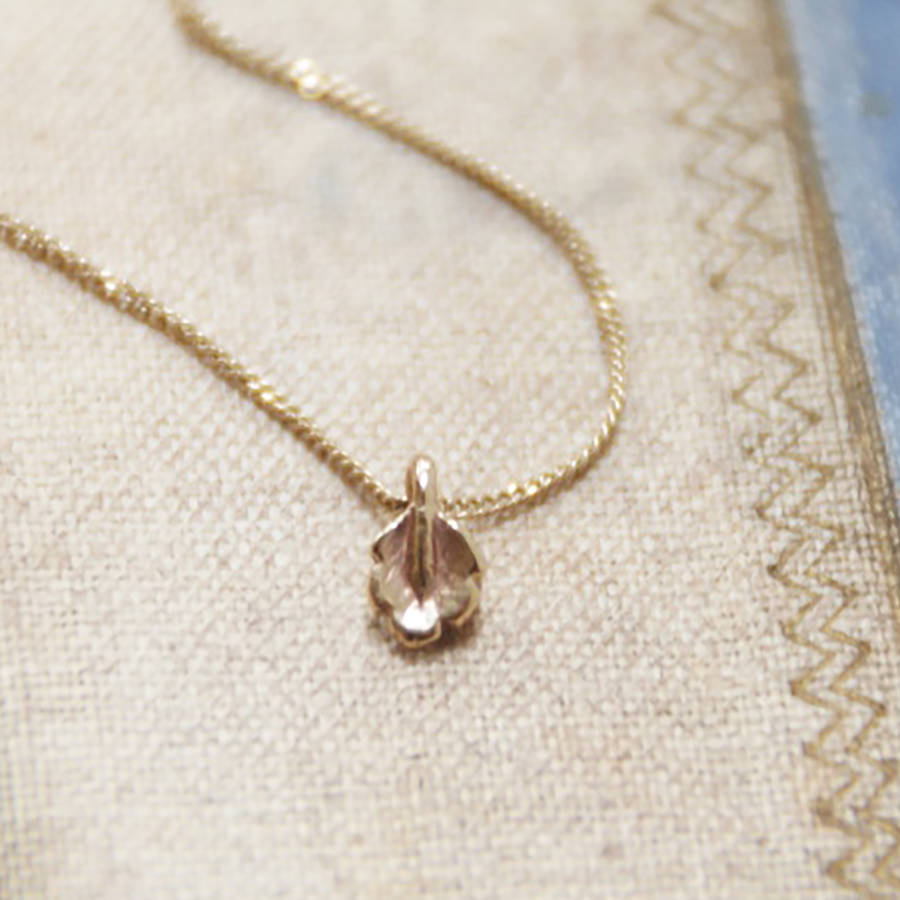 Gold Oak Leaf Necklace By By Emily | notonthehighstreet.com