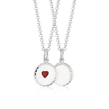 Jammie Dodger Necklace, Sterling Silver Or Gold Plated, 11 of 12