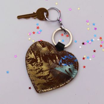 Leather Heart Keyring, 6 of 7