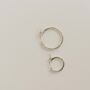 Rae | Gold Fill Or Sterling Silver Hinged Hoop Earrings, thumbnail 7 of 12