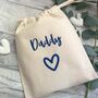 Personalised Father's Day Daddy Cotton Treat Bag, thumbnail 2 of 5