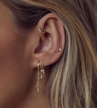 Naxos Earring Gold Plated, 4 of 5