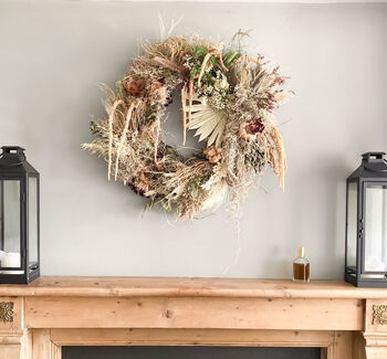 Bespoke Dried Flower Wreath, 5 of 5