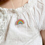 Make A Wish Rainbow Birthday Badge Card, thumbnail 3 of 11