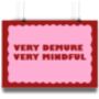 Very Demure Very Mindful Landscape Poster Print, thumbnail 3 of 3
