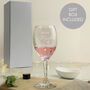 Personalised Maid Of Honour Wine Glass, thumbnail 1 of 4