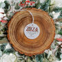 Personalised Our First Christmas Engaged Ceramic Bauble, thumbnail 3 of 4