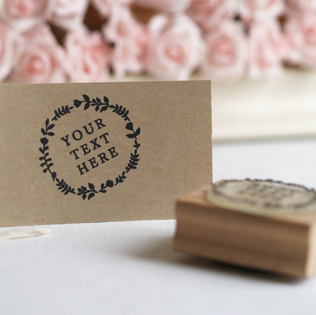 Customised 'Free Text' Rubber Stamp, 1 of 3