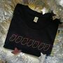 Embroider Your Own Navy Christmas T Shirt Kit, thumbnail 1 of 8