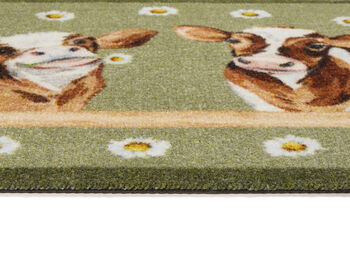 My Mat Patterned Washable My Daisy Cow Mat, 2 of 3