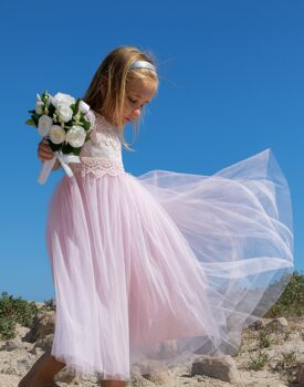 Audrey In Pink ~ Party Or Flower Girl Dress, 2 of 5