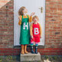 Personalised Christmas Letter Kids Apron, thumbnail 1 of 7