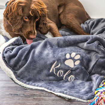 Personalised Sherpa Style Cat And Dog Blanket, 12 of 12