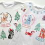 Christmas Snow Globe – Children’s T Shirt Painting, thumbnail 9 of 11