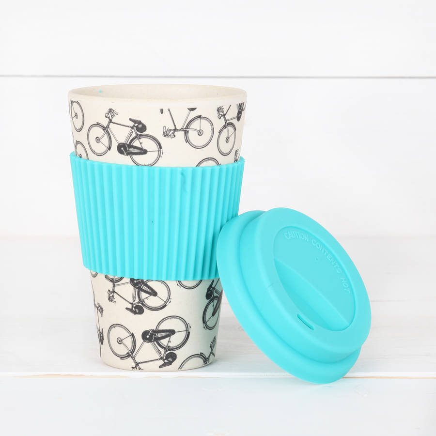 Bamboo Travel Cup, Various Designs By Red Berry Apple