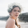 Ivory Flower Crown Halo With Berries 'Rosenwyn', thumbnail 2 of 8