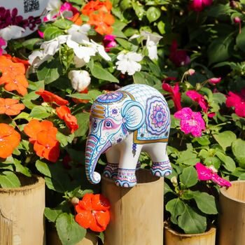 Passage To India Hand Painted 10cm Limited Elephant, 12 of 12