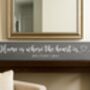 Home Is Where The Heart Is Personalised Sign, thumbnail 6 of 6