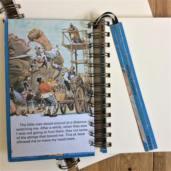 'Gullivers Travels' Upcycled Notebook, 3 of 4