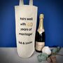 Pairs Well Milestone Wedding Anniversary Fuel Bottle Bag, thumbnail 1 of 3