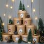 Scandi Christmas Advent One 24 Stickers, Bags, Boxes, thumbnail 1 of 11