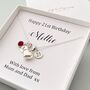 Personalised 21st Birthday Necklace With Heart, thumbnail 1 of 5