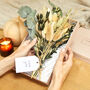 Dried Flowers Neutral Bouquet Letterbox Gift, thumbnail 1 of 6