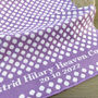 Personalised Knitted Spot Baby Blanket, thumbnail 2 of 8