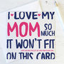 Mother's Day Card 'I Love My / We Love Our Mum So Much', thumbnail 5 of 6