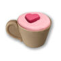 Chocolate Love Cup Filled With Coffee Ganache, thumbnail 4 of 4