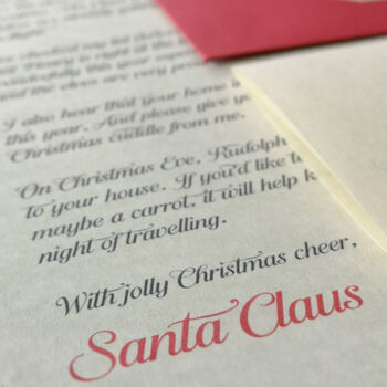 Personalised Father Christmas Letter From Santa, 2 of 12