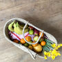 Basket Flower Shopping Bag, thumbnail 3 of 4