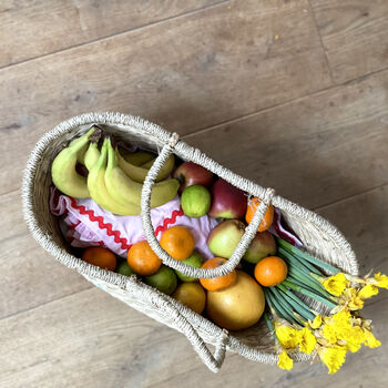 Basket Flower Shopping Bag, 3 of 4