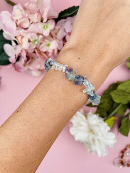 Pilates Princess Fluorite Crystal Bracelet, 2 of 6