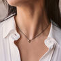 Dainty Silver And Gold Keum Boo Nugget Necklace, thumbnail 2 of 6