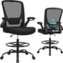Drafting Chair Mesh Office Chair With Footrest, thumbnail 7 of 7