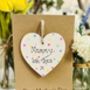 Personalised First Mother's Day Card Wooden Keepsake, thumbnail 1 of 3