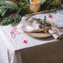 Tablecloth Holly And Stars Stickers, thumbnail 1 of 2