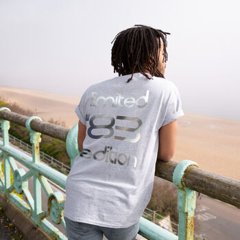 Personalised Year Limited Edition Back Print Tshirt, 2 of 7