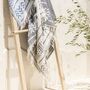 Patmos Patterned Peshtemal Towel Oyster Grey, thumbnail 3 of 10