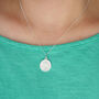 Sterling Silver Happy Place Ocean Necklace, thumbnail 6 of 6